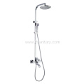 Brass Shower Mixer Rainfall Head Shower Set